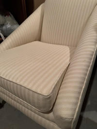 Newly upholstered chair