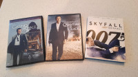 3 DVD JAMES BOND 007 CASINO ROYALE QUANTUM OF SOLACE ET SKYFALL
