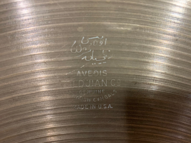 1960s Zildjian 14” Cymbal (1064g)  in Drums & Percussion in Regina