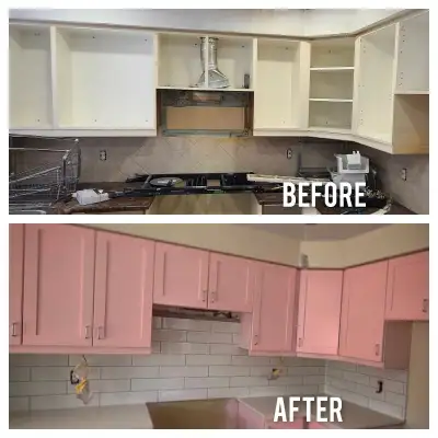 Kitchen Cabinet Painting Mississauga, Brampton, Toronto, View more