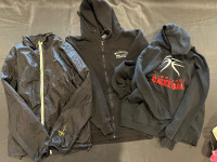 Men’s medium jacket and hoodies