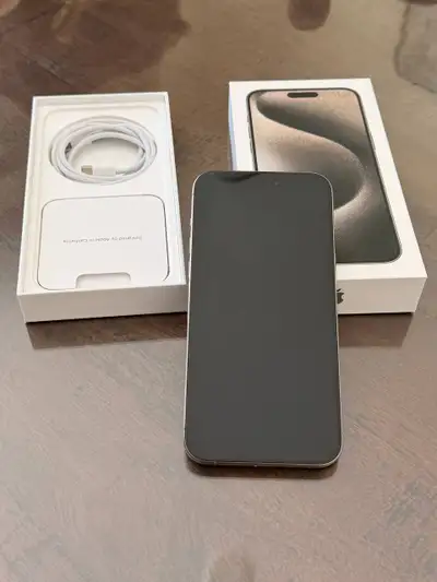 Apple iPhone 15 Pro Max, Natural Titanium, 256GB, Mint Condition, View more