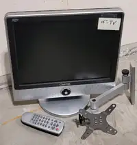 15" Flat Screen TV with wall mount