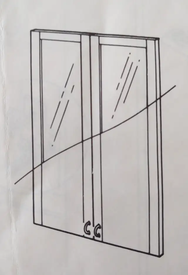 Ikea KAVALJER Wall Unit Display Cabinet Black in Bookcases & Shelving Units in Oshawa / Durham Region - Image 8