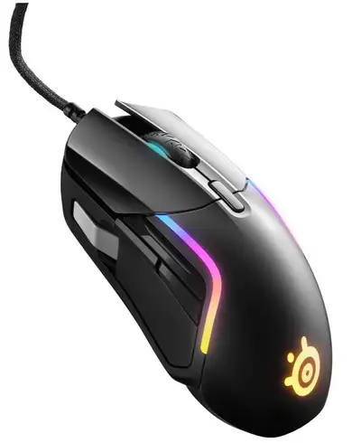 SteelSeries Rival 5 Gaming Mouse with PrismSync RGB Lighting, View more