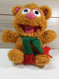 1987 Jim Henson Baby Fozzie Bear Plush Toy Muppet Muppets Baby