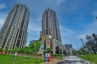One Bedroom + Den Condo In Desirable Location For Lease! One ParkingIncluded. Open Concept Kitchen W...