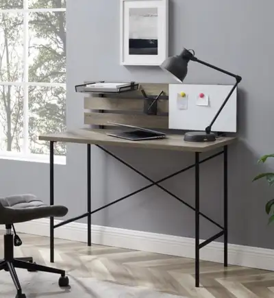 Brand New in Box Walker Edison 42” Writing Desk, Grey, View more