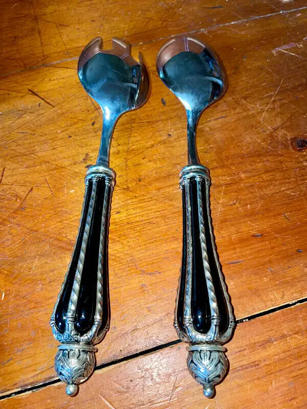 Elegance Silver Plated Salad Utensils in Kitchen & Dining Wares in Mississauga / Peel Region - Image 5