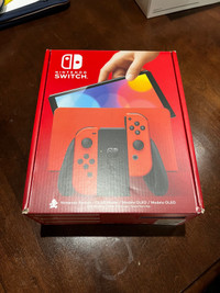Brand new Nintendo Switch Oled Mario edition 
