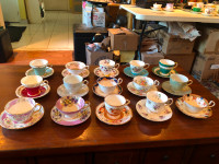 15 x Vintage Assorted Teacup Sets LOT $150