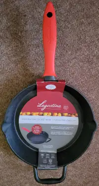 Lagostina 10 inch / 26 cm cast iron pan / skillet (new)