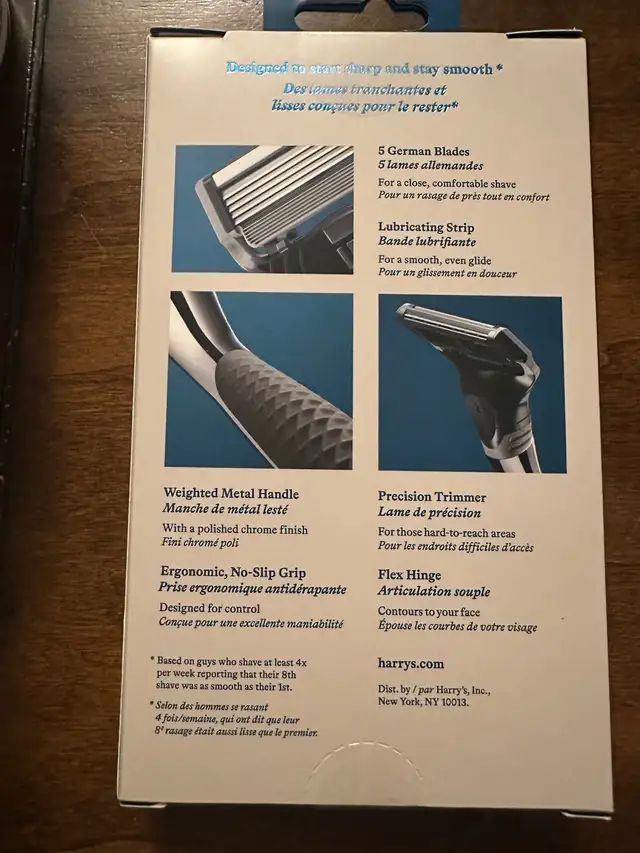 Harry’s Razor with 8 Blade Cartridges - Chrome Edition63295983592451121