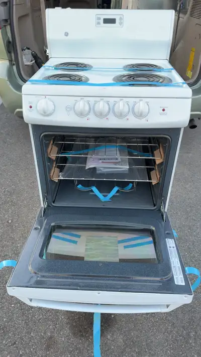 BRAND NEW 24” stove, View more