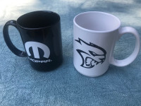 Collectable Mopar Hellcat coffee mugs