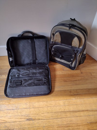 Laptop Briefcase and Backpack
