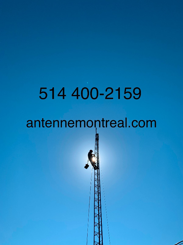 TV ANTENNA TOWERS  & SATELLITE REMOVAL 514 400-2159 dans Toiture  à Ville de Montréal