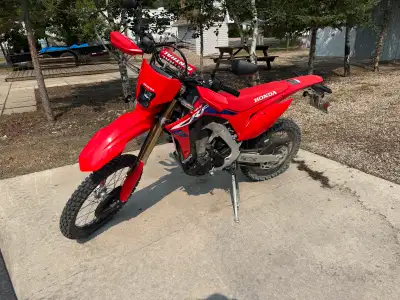 2024 Honda CRF450RL Private Sale NO TAX New Condition Going to cruiser instead Bike has 75km on it N...