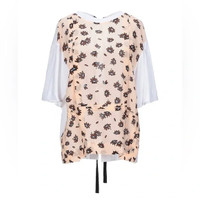 Marni silk-chiffon/cotton top