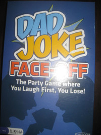 Dad Joke Face-Off Card Game. Laugh Cards. Game Board. Play. Fun