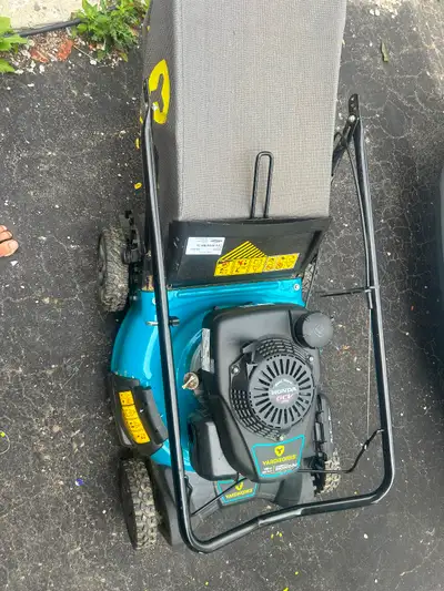 Yard works gas powered lawnmower with Honda engine, View more
