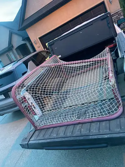 Used full size hockey net, View more
