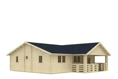 Hi folks Solid pine log cabin for any site. Build in a week! Finished inside. Build on any foundatio...