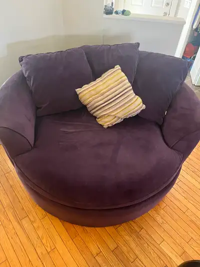 Purple Velvet Nest Chair, View more