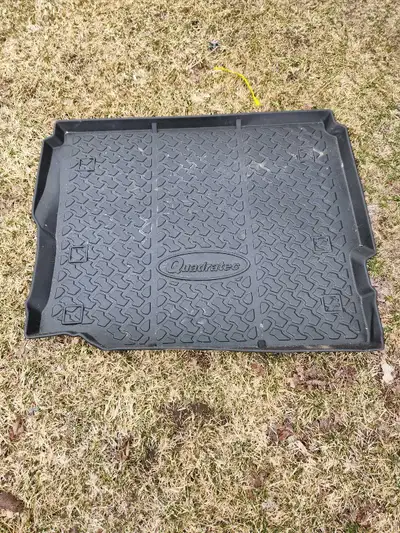 Cargo area floor mat.