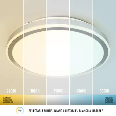 Artika 15" LED Flush Mount Ceiling Light, Dimmable, 5 CCT (2700K, View more