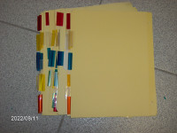 Page Divider Sheets 50 for $10.00