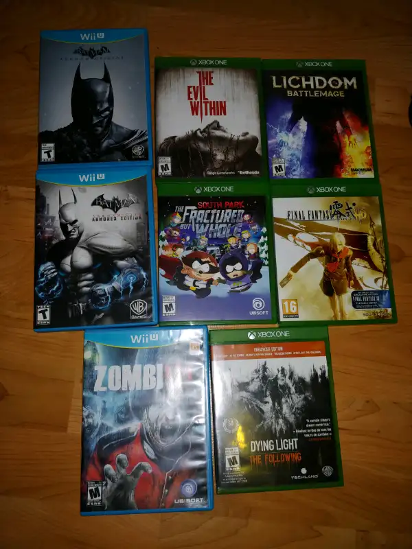 Jeux xbox one et wii U in XBOX One in Saint-Jean-sur-Richelieu - Image 2