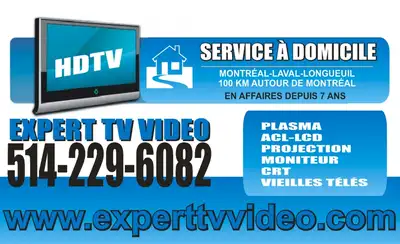 Les experts du service de réparation pour téléviseurs HD, View more