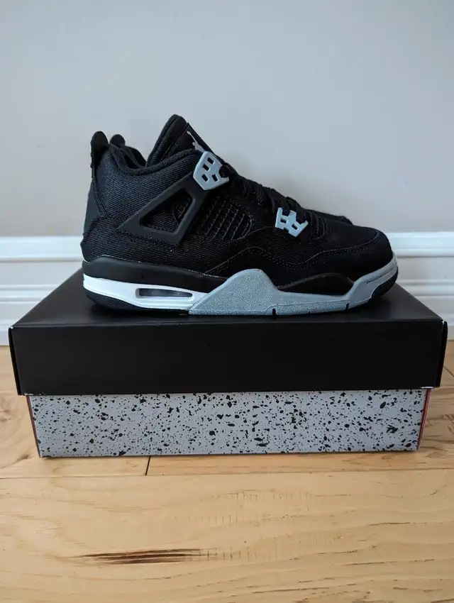 Jordan 4 Black Canvas GS  5y62863281521794122