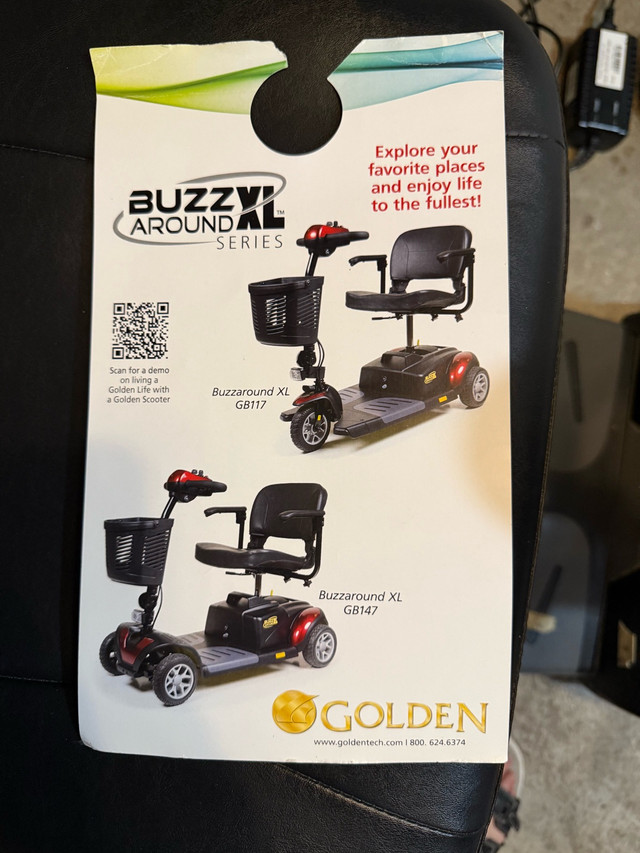 GB 148 Golden Buzz Mobility Scooter – Good Condition! New Tires in Health & Special Needs in City of Toronto