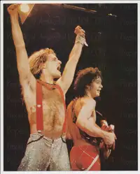 Eddie Van Halen-David Lee Roth Candid Still Photo-8x10-1978