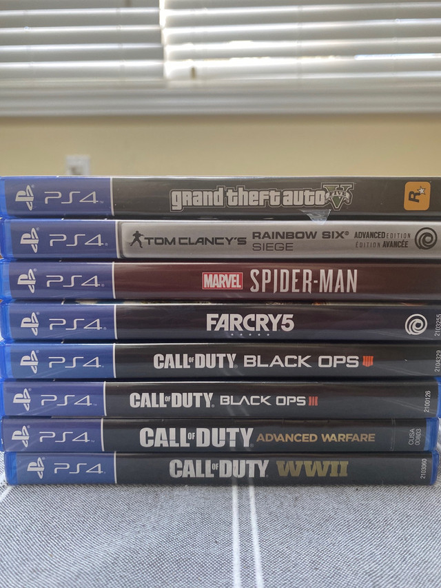 8 PS4 Games - BUNDLE for 120$ (not selling individually) in Sony Playstation 4 in Hamilton - Image 2