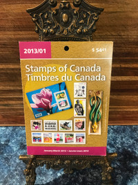 Canada Post 2013 Quarterly Stamp Pack #1 sealed