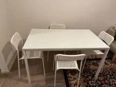 Ikea Dining Table with Chairs, View more