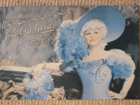 Mae West Old Gold Cigarettes tin sign 11 x 16