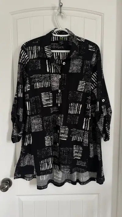 Button Up Light Jacket - Size M, View more