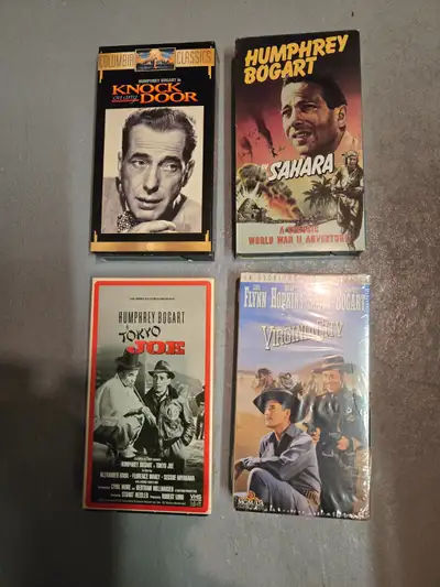 10$ chacun . Vhs en anglais ou les 4 pour 25$