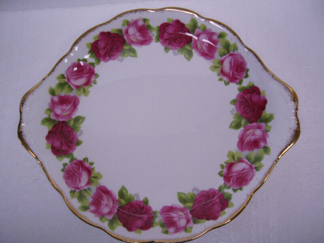 Vtg Royal Albert “Old English Rose” Cake/Sandwich Plate in Arts & Collectibles in Dartmouth