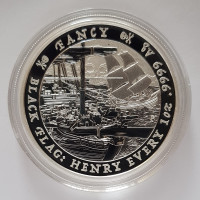 Tuvalu 1 oz Silver Ag 9999 Black Flag Henry Every The Fancy Coin