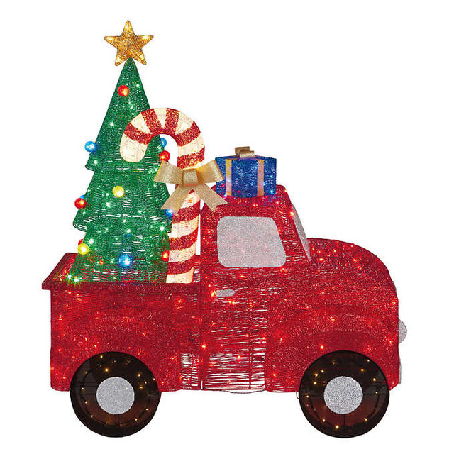 Christmas Holiday Truck Decoration with LED Lights in Holiday, Event & Seasonal in Comox / Courtenay / Cumberland - Image 2