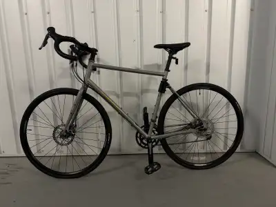 Gravel bike Marin Nicasio 58 silver steel shimano claris 2024, View more