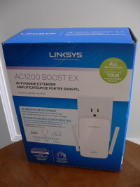 Linksys AC1200 Wifi Range Extender -NEW