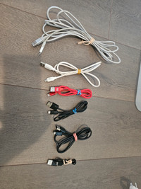 Various sizes of Mico Usb Cable $1