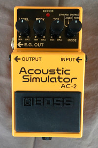 FOR SALE: Boss AC-2 Acoustic Simulator Guitar Pedal. Mint.