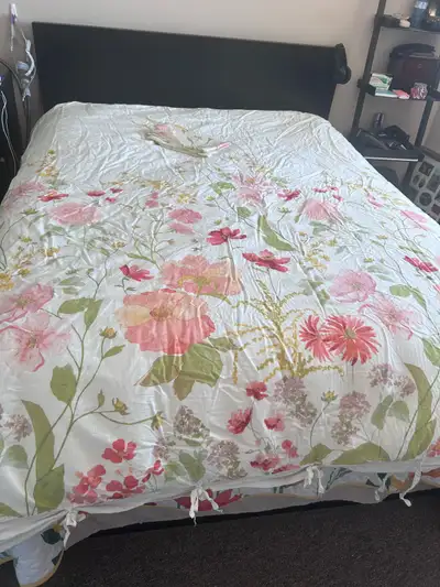 Duvet with cover and two pillowcases $120 OBO, View more
